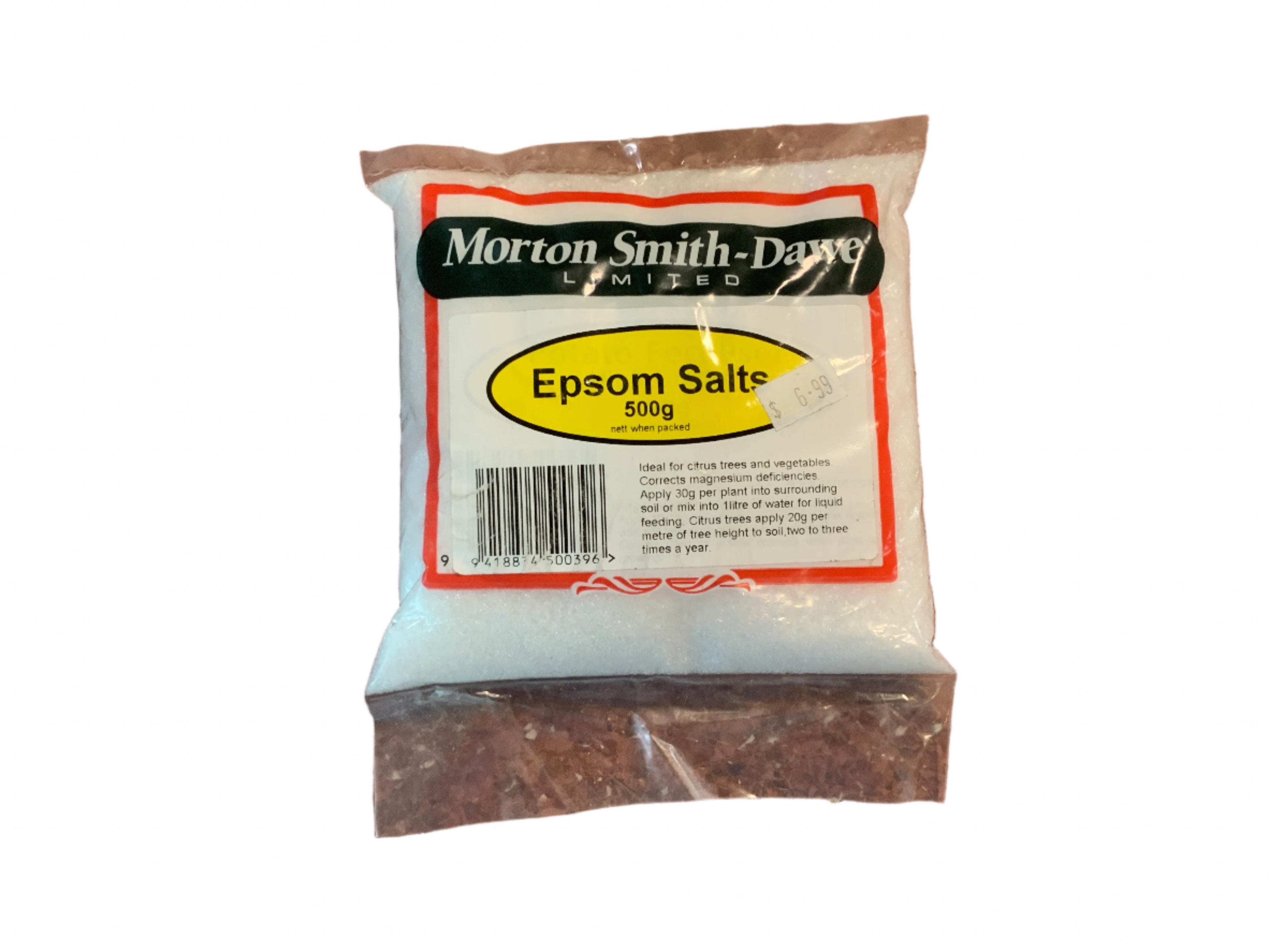 Morton Smith Dawe Epsom Salts 500g Campbells Garden Centre