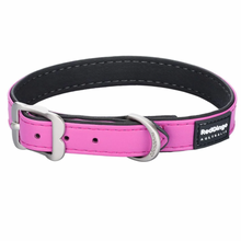 Load image into Gallery viewer, Red Dingo Elegant Dog Collar - Vegan Leather