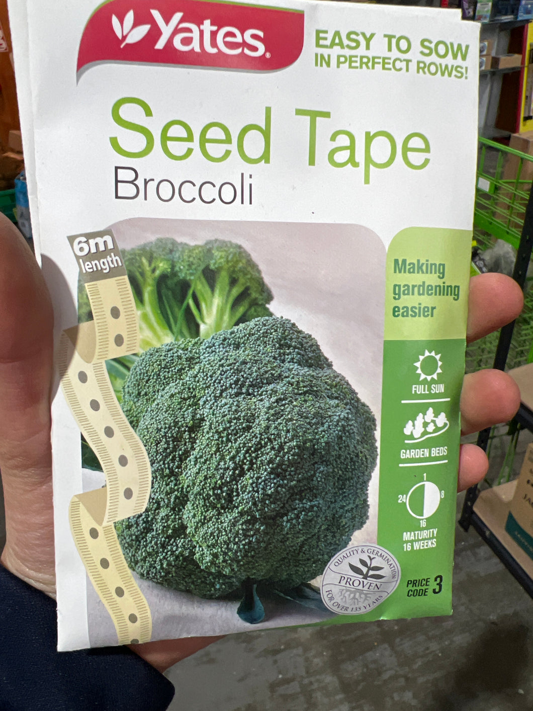 Seed Tape Broccoli