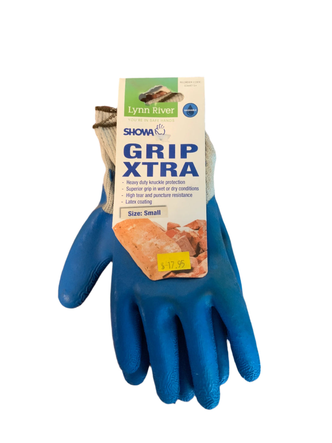 Lynn River Grip Xtra Gloves Small Blue
