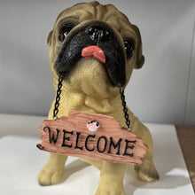 Load image into Gallery viewer, Charming Welcome Dog Statues
