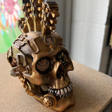 Load image into Gallery viewer, Steampunk Guitar Skull - A Symphony of Style and Quirk
