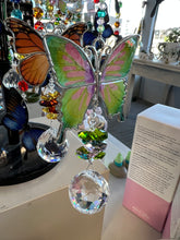 Load image into Gallery viewer, Hanging Butterfly with Crystal
