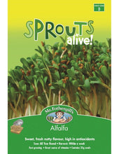 Load image into Gallery viewer, Alfalfa - Sweet, fresh nutty flavour, high in antioxidants
