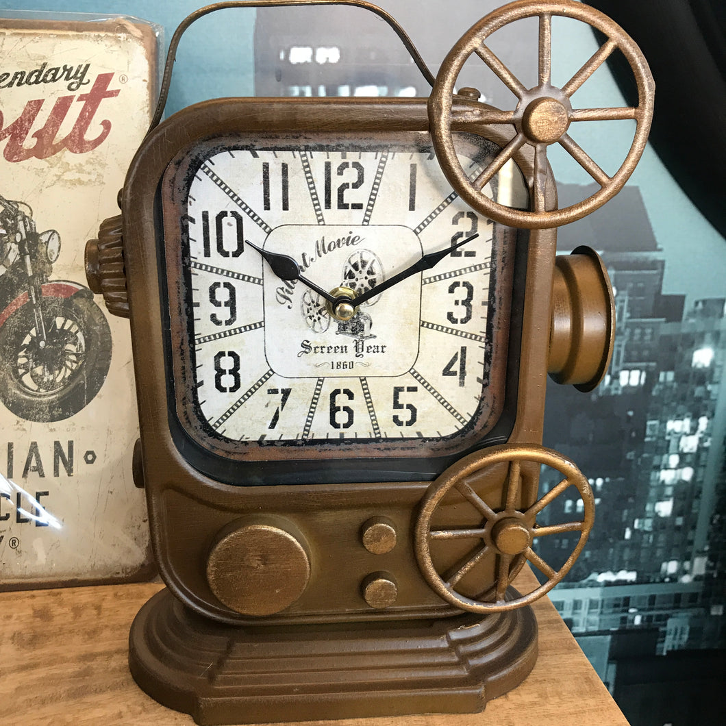 Clock - Silent Movie Projector