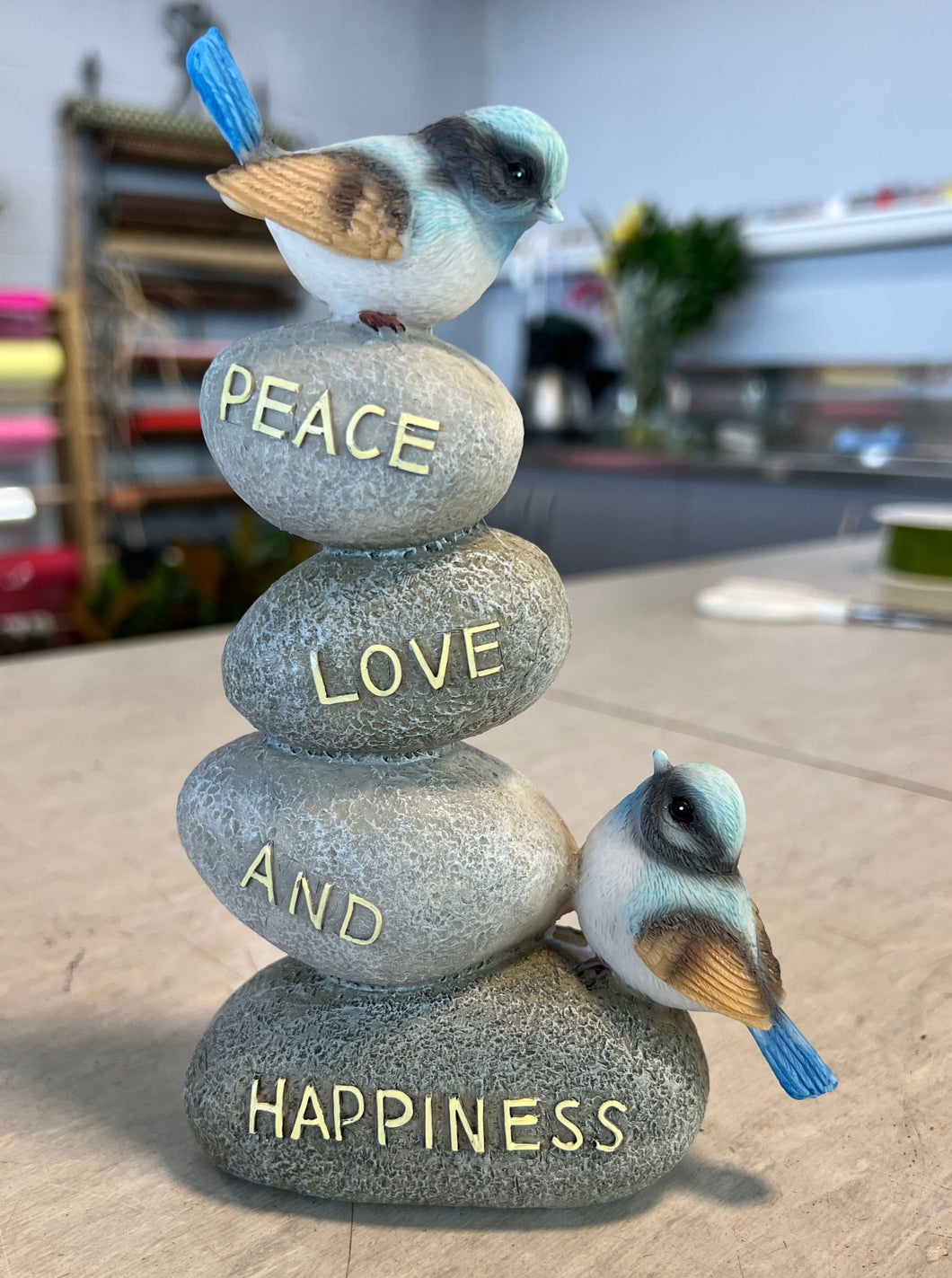 Inspirational Stones with little Birds