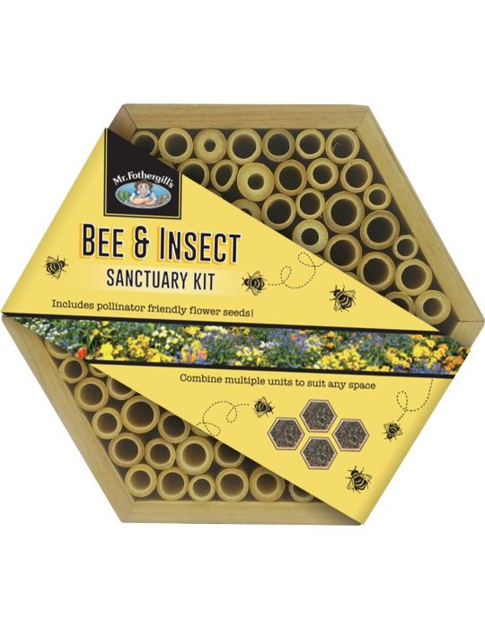 Mr Fothergills Bee & Insect Sanctuary Kit - Hexagonal