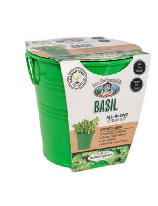 Mr Fothergills Basil - Round Grow Kit Tin